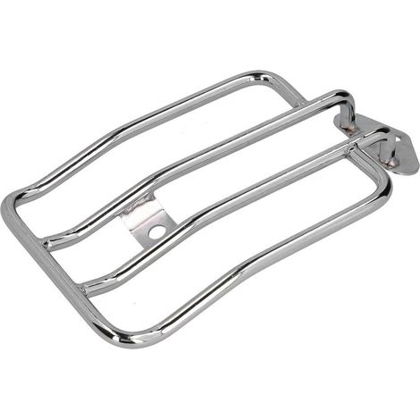 Porte-Bagages de Moto, Porte-Bagages de Siège Arrière de Moto en Acier Inoxydable avec Placage argenté pour Les Aventures Tout-Terrain