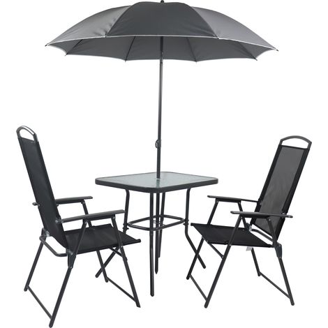 3 pz Gruppo di sedute Mobili da giardino Set 80 105x80x80 - VCM