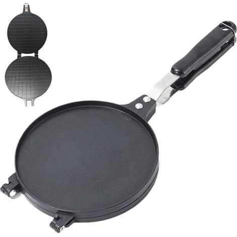 Machine à Cônes Glace de cuisson multifonctionnelle à formes Appareil à sandwichs quadrillé antiadhésif Pour Maison Commercial Fête Petit-déjeuner (1/5)