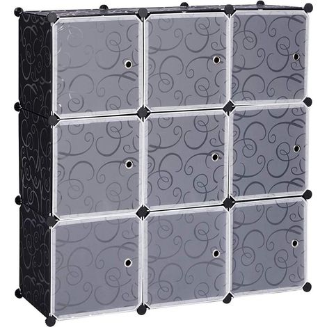 Armario estantería con puerta de plástico 190000482