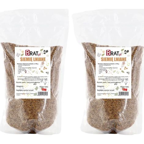 Confezione di semi di lino 2 x 1 kg (1/4)