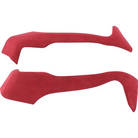 Türarmlehnenverkleidung aus Wildleder, Türgriffverkleidung, kompatibel mit Subaru BRZ 2013-2020, leuchtend rot, Komplettset (1/5)
