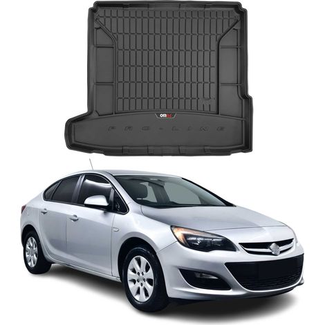 OMAC Gummi Kofferraumwanne für Opel Astra J Stufenheck 2012-2019 TPE Schwarz (1/5)