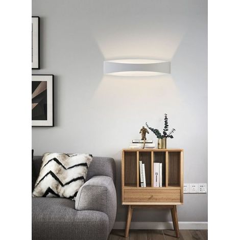 Trade Shop - ANWENDUNG LED BY MURO 12W UP & DOWN IN ALLUMINIUMINI BIANCO 3 TEMPERATURE LUCE E59-B3C - (1/5)