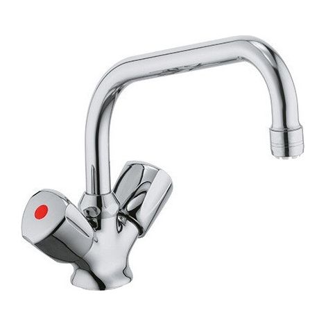 Mitigeur d'évier STANDARD DN 15, pour manette de ballon sans pression Terralux, métal chromé KLUDI