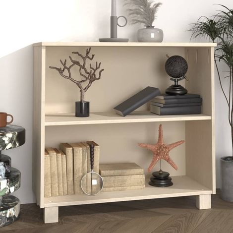 Buffet,Placard de cuisine,Meuble de rangement HAMAR Marron miel 85x35x80 cm Bois massif de pin -TZ88723 (1/5)