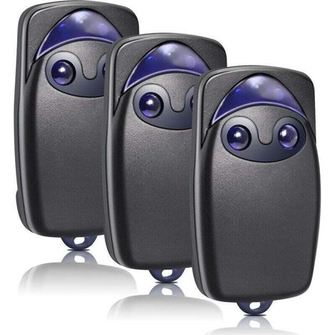 Telecommande Portail pour Flor-s, 3PCS 433,92 MHz Telecommande Porte de Garage Compatible avec Flo2R-S, 2 Canaux (1/4)