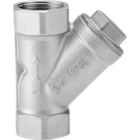 Filtre/crépine en Y 1/4" NPT femelle 4" en acier inoxydable 316/304, pour eau et gaz, maille 80, réf. : 1781 QD (1/4)