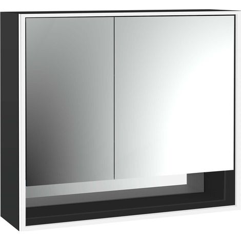 emco loft Armoire de toilette avec éclairage avec compartiment (1/5)
