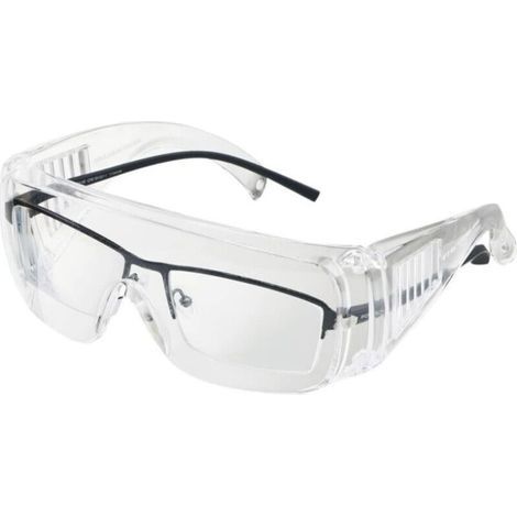 Lunettes de sécurité pour porteurs de lunettes, protection contre le vent et les UV, lunettes de vision intégrale, lunettes de protection EN166, lunettes de protection contre le meulage pour la condui (1/5)