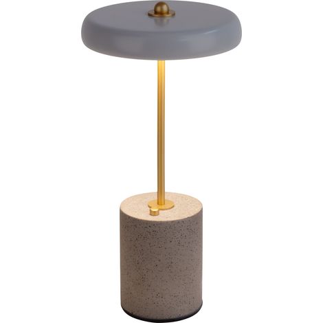 Tischleuchte Schreibtischlampe Beistelllampe LED Touch-Schalter Dimmbar Grau (1/5)
