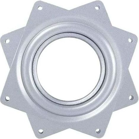 Roulement à Billes Plateau Pivotant,Plaque Pivotante,Base Pivotante,Plaque Tournant 360,Métal Carré Pivotant,Barre pour Tabouret de Bateau Pivotant,Plaque d'Assise pour Tabouret Pivotant,4 inches (1/4)