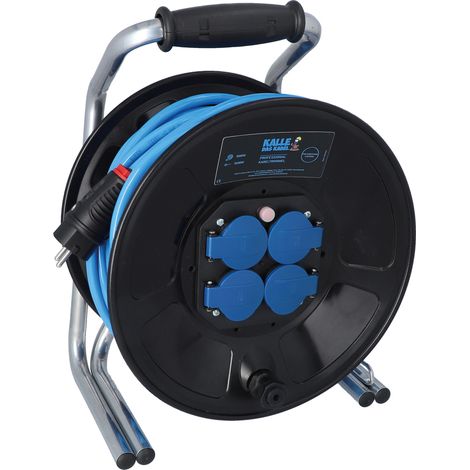 Kalle Kabeltrommel Professional Schuko 2,5mm² Extreme Blau IP44 25 Meter