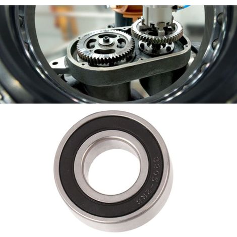 Roulement à billes double rangée 3205‑2RS chromé pour applications industrielles 25x50x20mm avec joint étanche (1/5)
