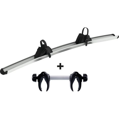 Kit d'extension 3/4 vélos 4 vélos Excellent / Elite G2 – Rail et Bike Holder – Charge maximale 60kg – Anodisé gris – Thule