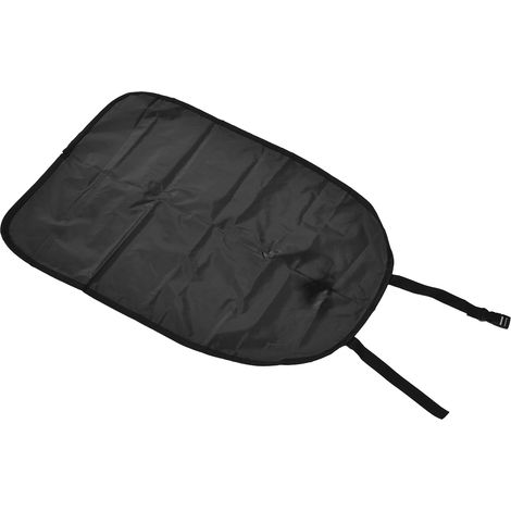 Protection anti-salissures pour siège arrière de voiture enfant, tapis de protection pour siège arrière (noir sans poches) (1/5)