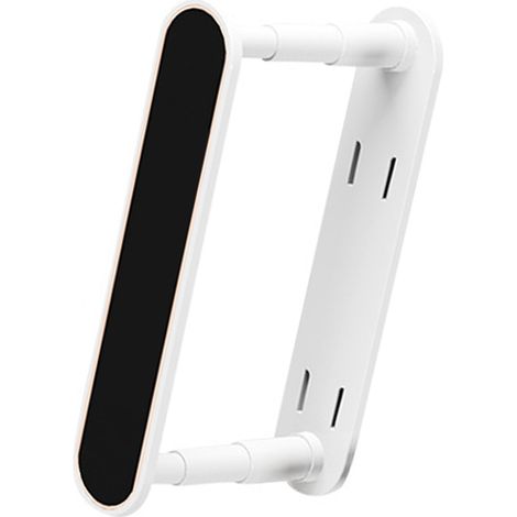 Étendoir à linge en plastique extensible, pour balcon, chambre, élégant, blanc (1/5)