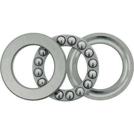 Rodamiento de bolas axial de la garganta profunda 51405 int 25 mm ext 60 mm b.24 mm nke