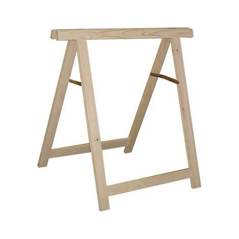 Support standard en bois naturel de sapin 75x75x75 cm