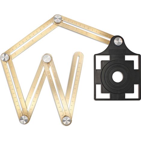 Règle de Mesure FISHTEC Multi Angle Outils Réglable (1/4)