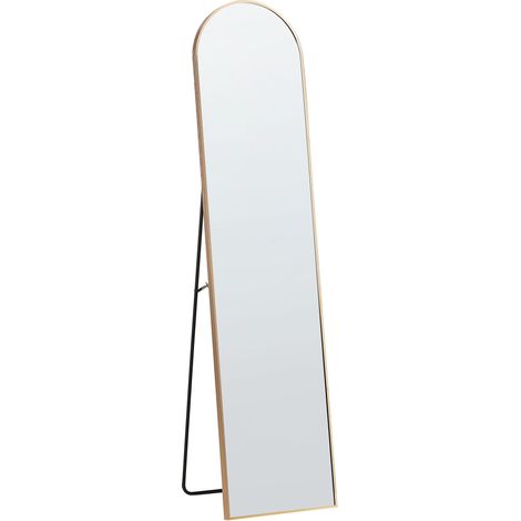 Standspiegel BAGNOLET 150 cm Metall Gold