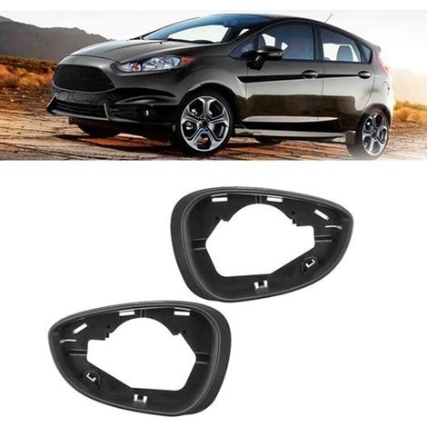 Cadre de Couverture Rétroviseur Gauche pour Ford Fiesta MK7 2009-2017 Vent Porte Latérale (1/3)