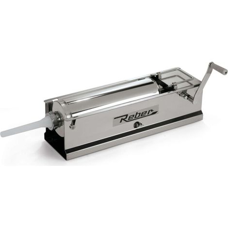 Reber Insaccatrice Manuale 2 Velocità 8kg Inox per Insaccati e Salumi