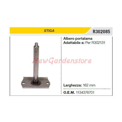 STIGA Rasenmähermäher Messerhalter Welle für R302131 R302085