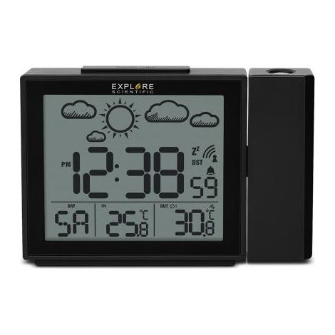 Oregon Scientific RPW3009 Digitaler Wecker Schwarz
