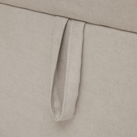 Mömax Boxbett Kiara Beige ca. 180x200cm mit Topper (1/5)