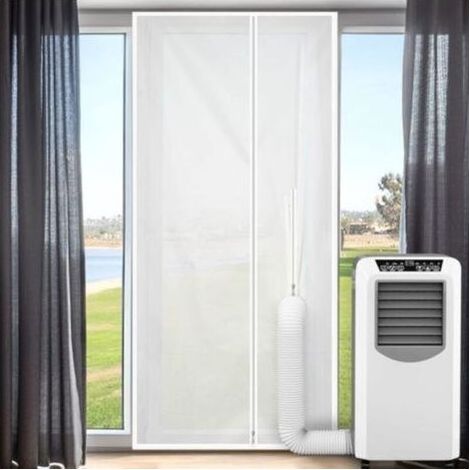 BUNTHAUS Aimoonsa – Türdichtung für mobile Klimaanlagen 90 x 210 cm – Wasserdichtes 210D-Polyester – Einfache Montage ohne Bohren – Kompatibel mit allen Modellen (1/5)