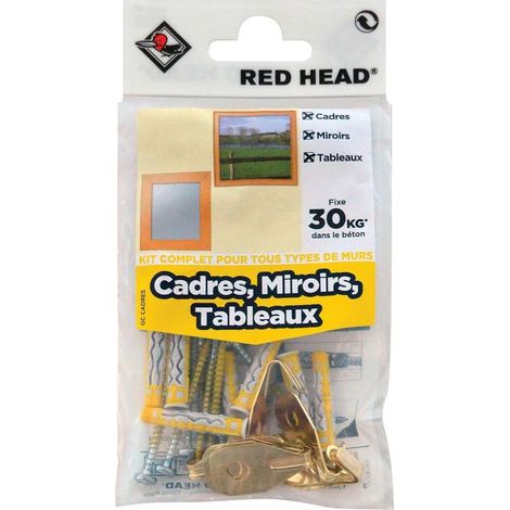 Paquete de 8 unidades de la gama de colores RED HEAD, 5 x L.25 mm RED HEAD