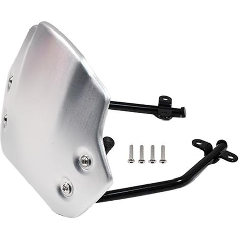 Windabweiser für Motorräder, kompatibel mit BMW R nineT / R NineT / R9T / R 9 T Racer Pure Urban Scrambler 2014-2022, Silber (1/5)