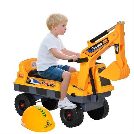 Voiture électrique pour enfant Véhicule à pédales tractopelle (1/5)