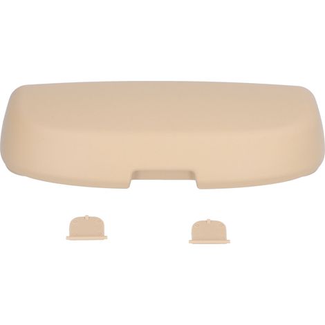 Étui à lunettes de voiture pour BMW E60 E61 E82 E90 E91 E92, boîte de rangement pour lunettes de soleil, beige (1/5)