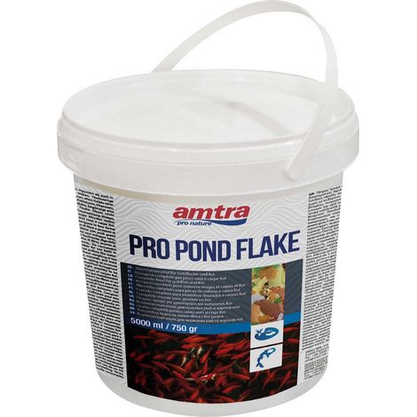 Amtra Pro Pond Flake alimento per pesci rossi e carpe koi da laghetto 5lt