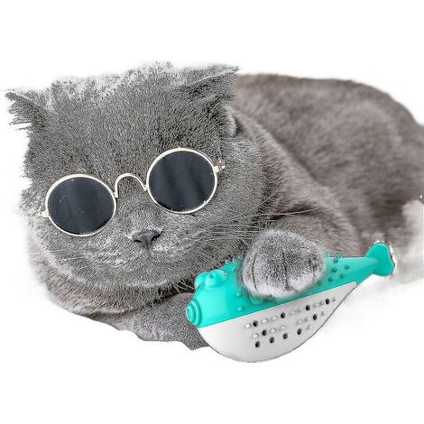 Pet Dog Cat Toy Rotate Windmill Funny Sucker Toy Cat Turntable Teasing Ball Toy