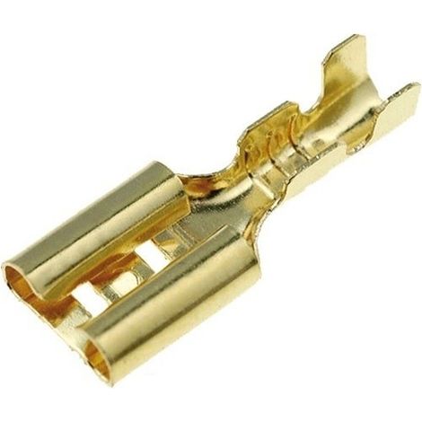 Faston Femmina 9,5mm Nude Gold Cable 3-6mm 3670.11.00.9