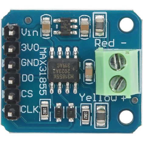 Module de capteur de température thermocouple de type K 200℃ à +1350℃ port SPI sortie numérique MAX31855 (1/5)