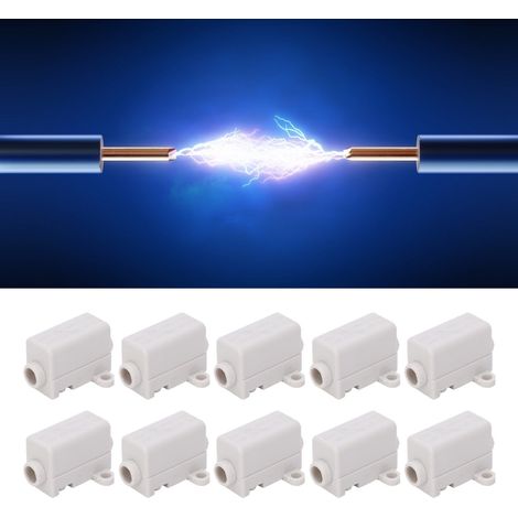Lot de 10 connecteurs en T pour interrupteur principal haute puissance ZK-1106, bornier de raccordement 1 à 2, 400 V 60 A (1/5)