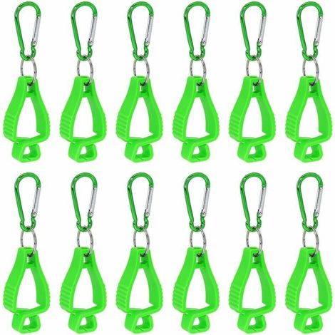 Attache pour gants de chantier – Sangle avec mousquetons métalliques, support pratique et sécurisé pour gants professionnels