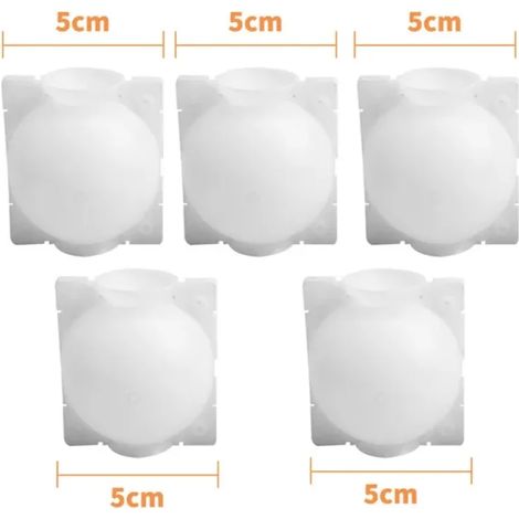 (blanc - 5 cm) Pot de bouturage pour plantes de jardin, boule de bouturage, boîte de greffage, boules de semis pour la multiplication, fournitures de jardinage (1/4)