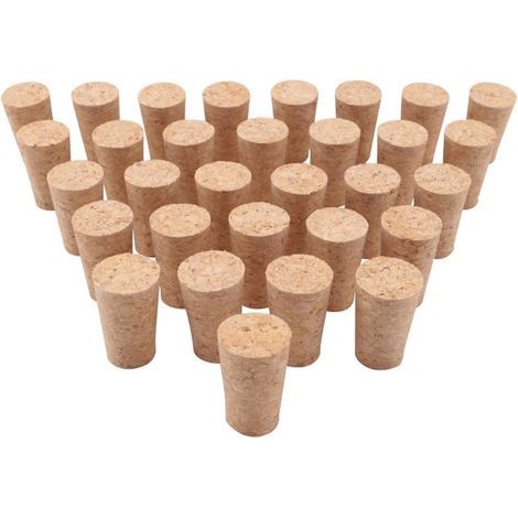 Wooden stopper, stoppers, conical wooden stopper for beer bottles, for winemaking, for wine B-AquaForge (1/5)
