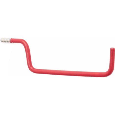 Gancho Multiusos para Colgar en Pared Fabricado en Acero Acabado en Rojo Gran Capacidad de Carga Medidas 851194 mm Sistema de Fijación 1 Unidad -