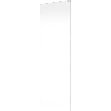 Paroi de douche à l'italienne - Blanc mat - Verre 6 mm - 140x200 cm - DAREN (1/4)