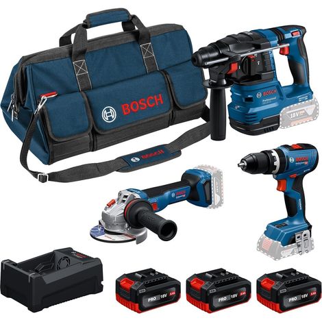 Kit bosch professional 18v gsb 18v-65 gbh 18v-22 gws 18v-11 0615a500ah (1/5)