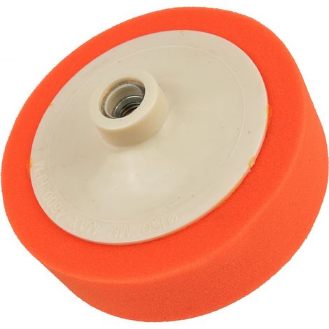 Esponja de pulido naranja 150 mm x 45 mm M14 (universal) (100) (1/4)