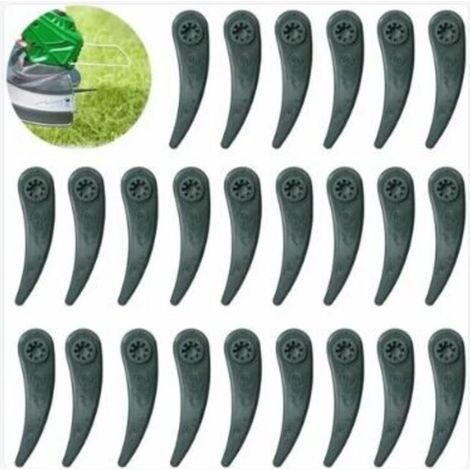 Packung mit 24 Ersatzmessern für Bosch Durablade Art 23-18 LI und Art 26-18 LI Rasenmäher