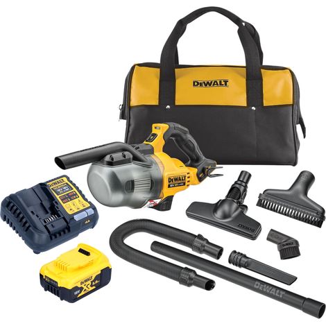 DeWalt DCV 501 LP1 aspirador de varilla sin cable 18 V 0,7 l polvo clase L + 1x batería recargable 5,0 Ah + cargador