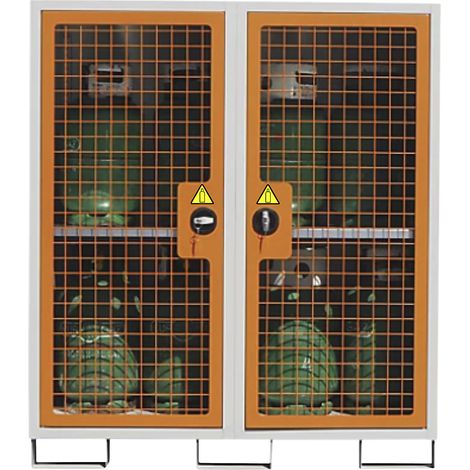 eurokraft basic, Armoire pour bouteilles de gaz, 2 portes, h x